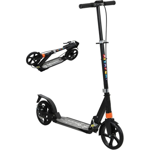 AIYAPLAY Cityroller Roller mit Bremse, klappbarer höhenverstellbarer Kinderroller, 0 km/h, (klappbarer Kinderroller, 1 tlg., Höhenverstellbarer Tretroller), Fal