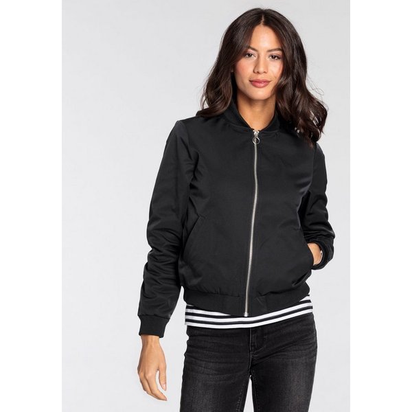 AJC Blouson mit Rippkragen, praktische Eingrifftaschen, Leichte Übergangsjacke