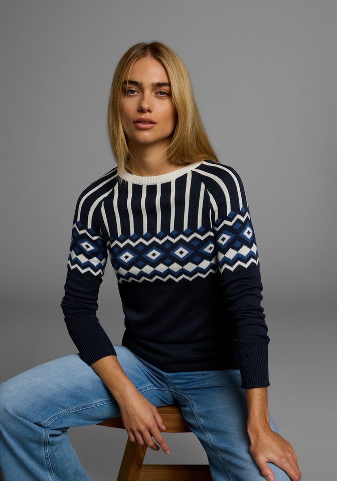 AJC Jacquardpullover mit Norwegermuster in verschiedenen Farbvarianten – Bild 2 von 5