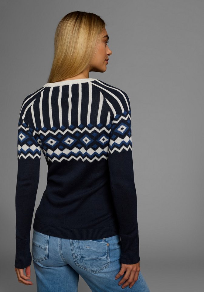AJC Jacquardpullover mit Norwegermuster in verschiedenen Farbvarianten – Bild 4 von 5