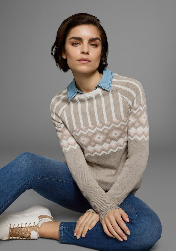 AJC Jacquardpullover mit Norwegermuster in verschiedenen Farbvarianten – Bild 4 von 5