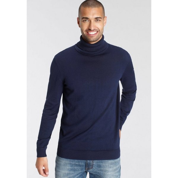 AJC Rollkragenpullover mit Rollkragen aus Rippstrick