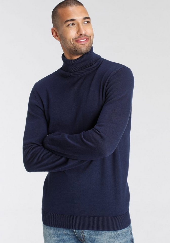 AJC Rollkragenpullover mit Rollkragen aus Rippstrick – Bild 2 von 5