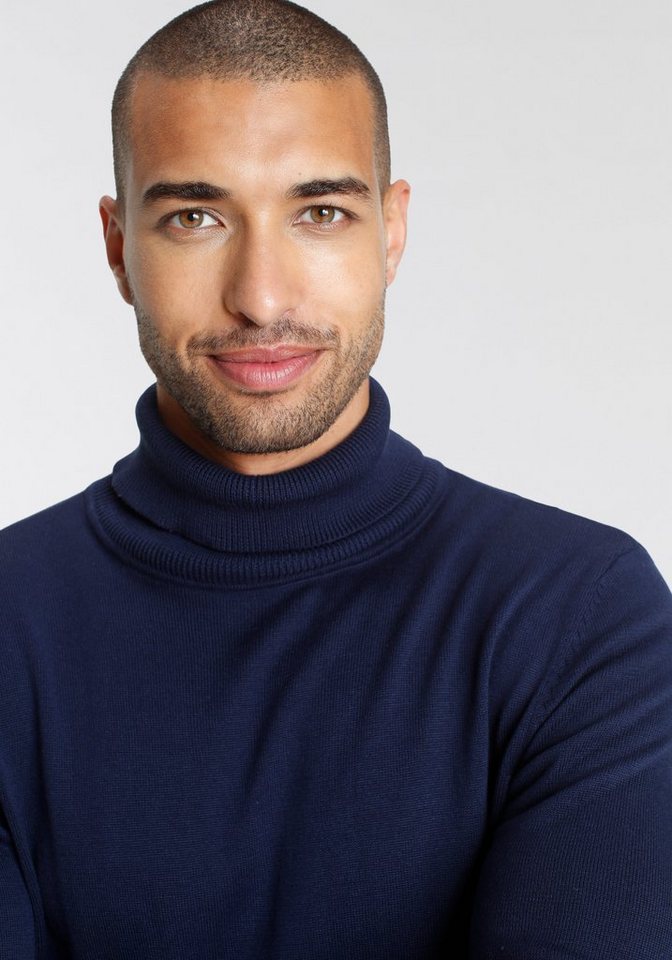 AJC Rollkragenpullover mit Rollkragen aus Rippstrick – Bild 4 von 5