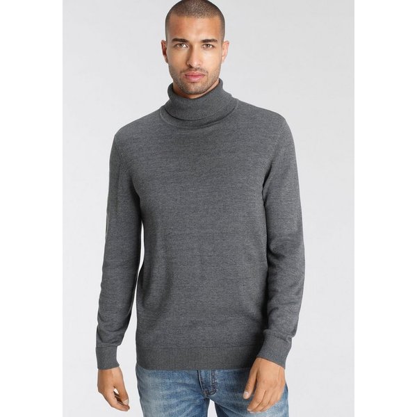 AJC Rollkragenpullover mit Rollkragen aus Rippstrick
