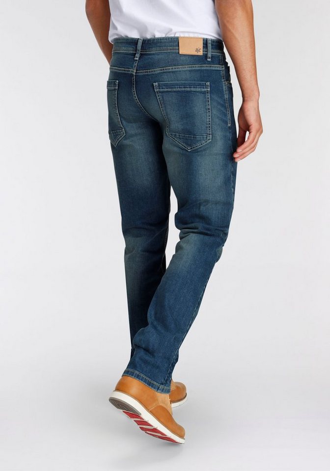 AJC Straight-Jeans gerade geschnitten, Used-Look-Waschung, niedrige Leibhöhe – Bild 2 von 5