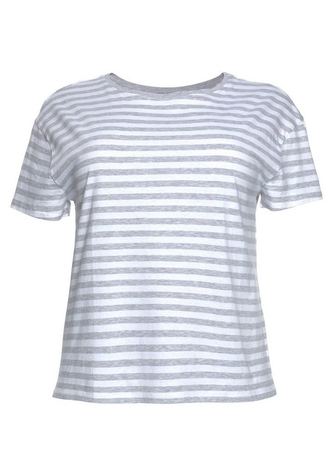 AJC T-Shirt Kurzarm, taillierter Schnitt, gestreift, Rundhalsausschnitt – Bild 5 von 5