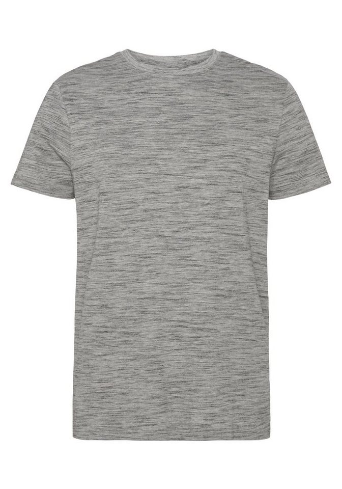 AJC T-Shirt Kurzarm, Regular Fit, meliert, Rundhalsausschnitt – Bild 5 von 5