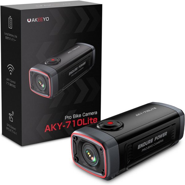 AKEEYO AKY-710lite Action Cam (Full HD, WLAN, 2,4 GHz, 1x opt. Zoom, Wasserdichte WLAN Actionkamera mit G-Sensor)