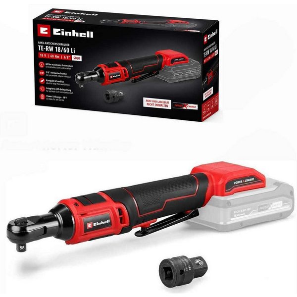 Einhell Akku-Ratschenschrauber Einhell Akku-Ratschenschrauber TE-RW 18/60 Li 18 V, 60 Nm, 3/8" Solo