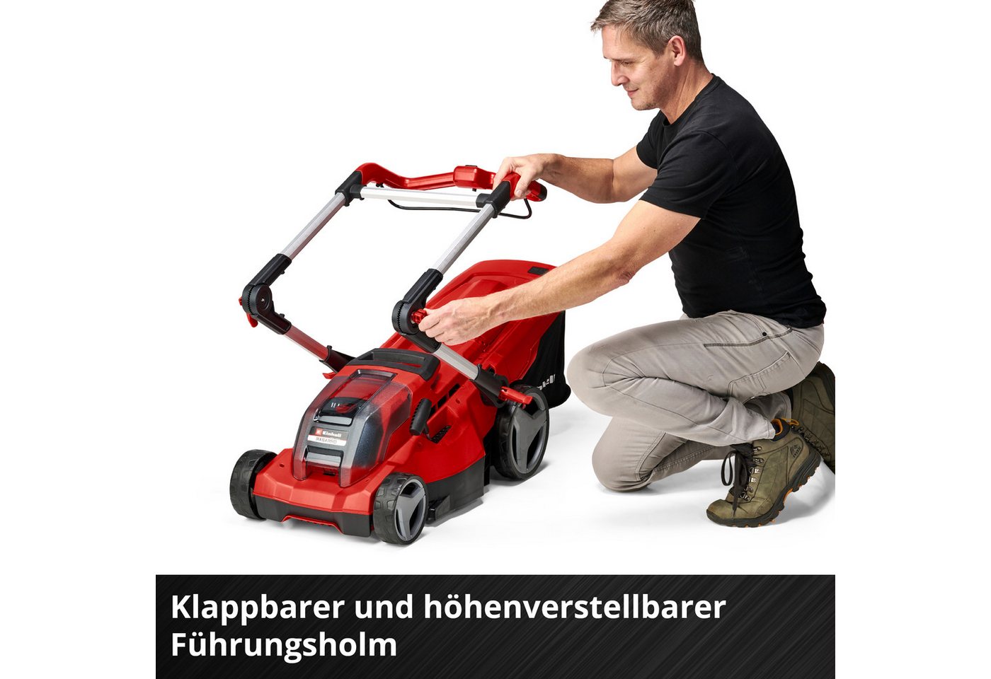 Einhell Akkurasenmäher Einhell Power X-Change RASARRO 36/36, 36 cm Schnittbreite, mit 2x Akku 18V/3,0Ah Plus und 2x Ladegerät – Bild 4 von 5