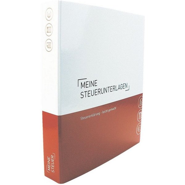 Aktenordner Meine Steuern, mit Register