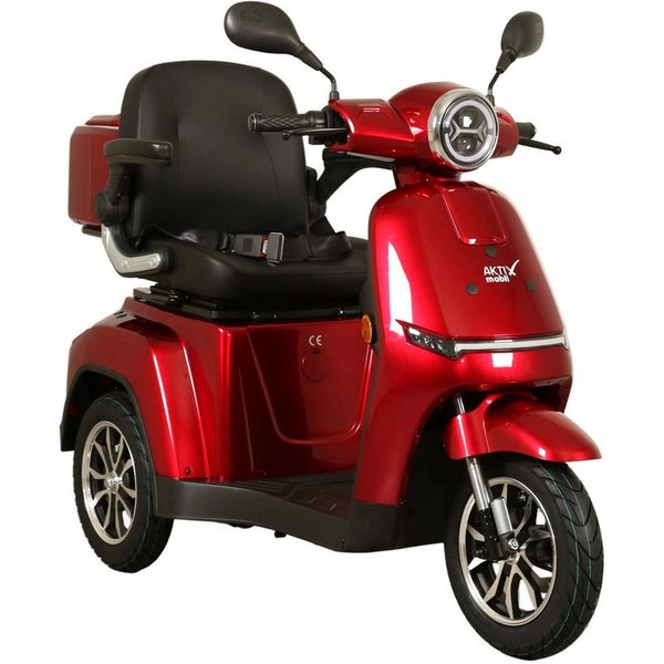 Aktiv mobil Elektromobil AM E-Rider 1000, 25 km/h mit Topcase, 1000 W, 25 km/h, Topcase mit Fassungsvermögen von ca. 25 l, Staufach mit ca. 19 l