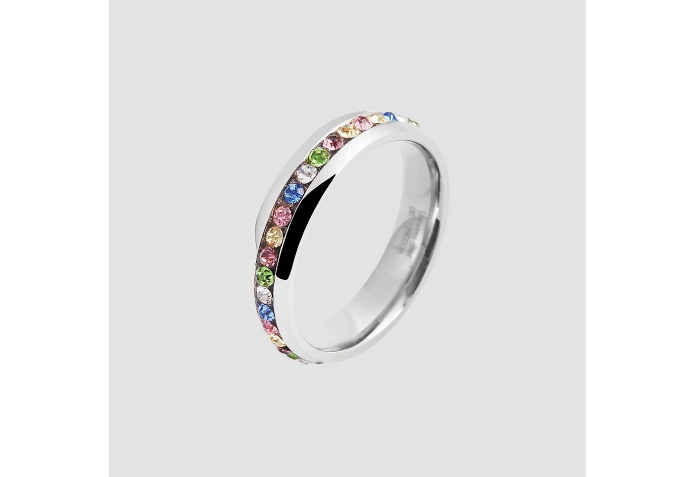 AKZENT Fingerring Colorful, langlebig, Damen Ring – Bild 4 von 4