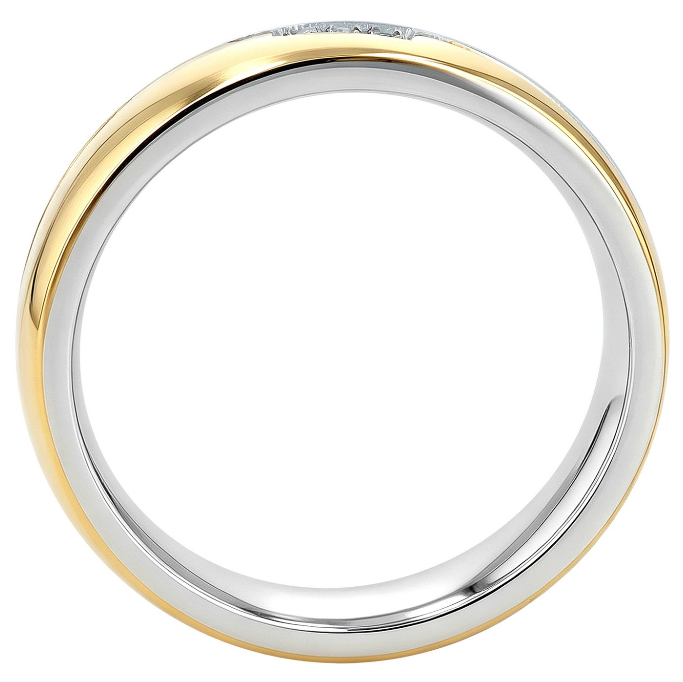 AKZENT Fingerring Verbunden, Edelstahl, wasserfest – Bild 2 von 3