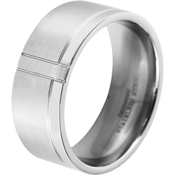 AKZENT Partnerring Lamaa, silberfarbig, langlebig, Damen Ring