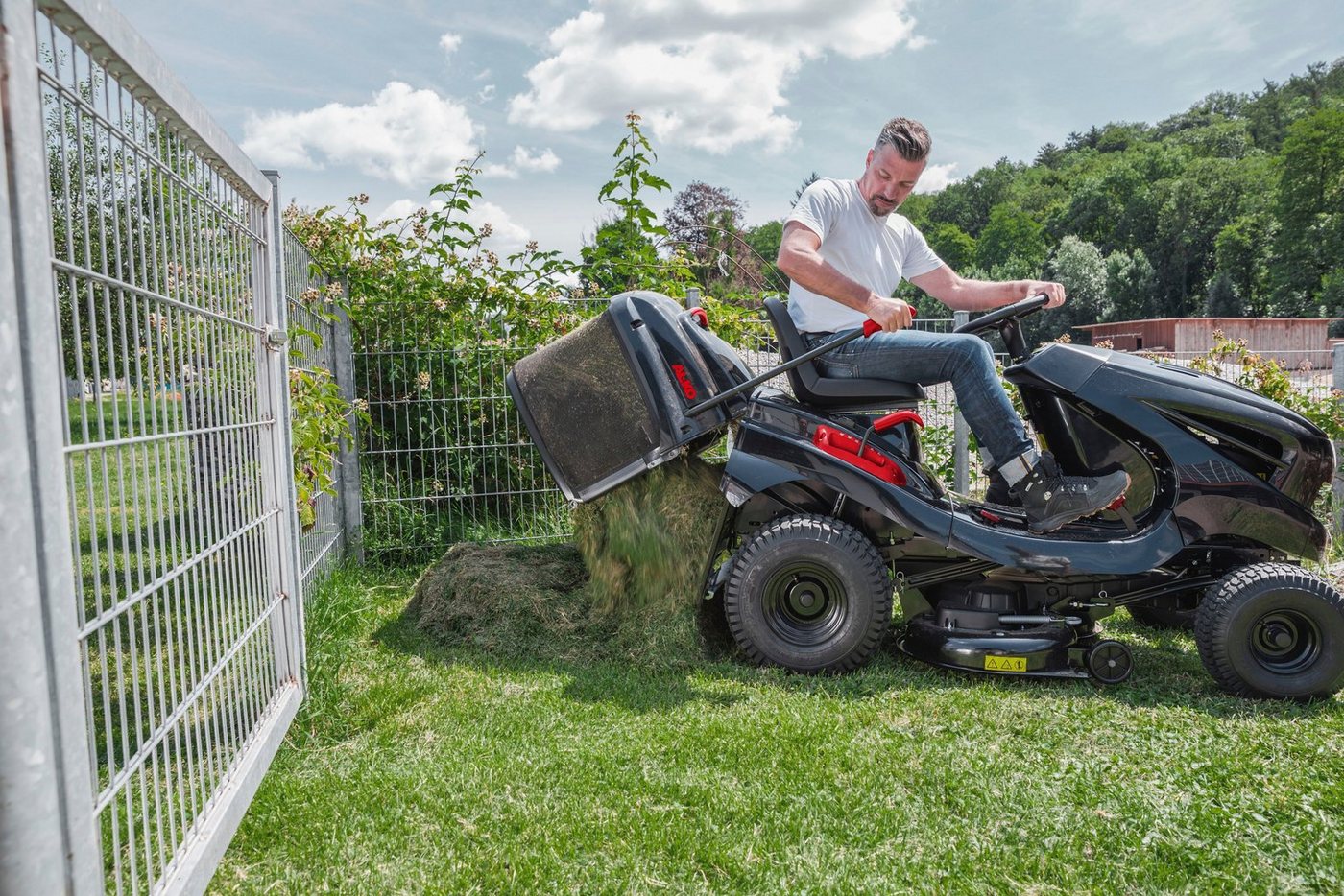 AL-KO Rasentraktor Traktor 15-93.2 HD-A Easy, 93 cm Schnittbreite, 93 cm Schnittbreite – Bild 3 von 4