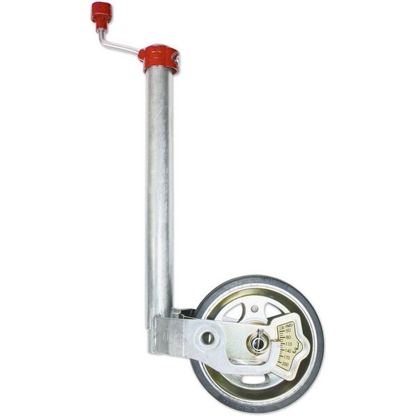 AL-KO Stützrad Stützrad, AL-KO Premium, 230x80mm Vollgummi, Ø48x645mm Rohr, 300kg