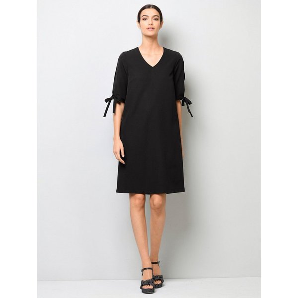 Alba Moda Midikleid Elegantes Freizeitkleid mit Schlitz