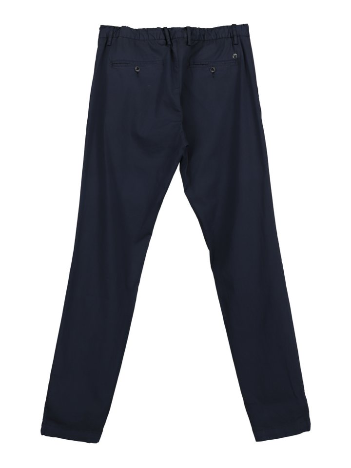 Alberto Stoffhose blau,Casual,Baumwolle,Unifarben,Slim Fit,Mittel – Bild 2 von 2