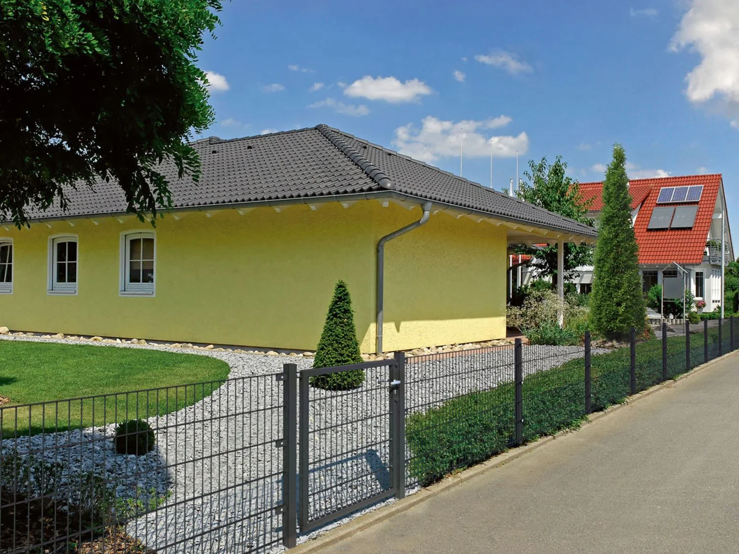 ALBERTS Doppelstabmattenzaun-Grundset (anthrazit, Zaunl. 26 m, Mattenh. 1000mm) – Bild 2 von 2
