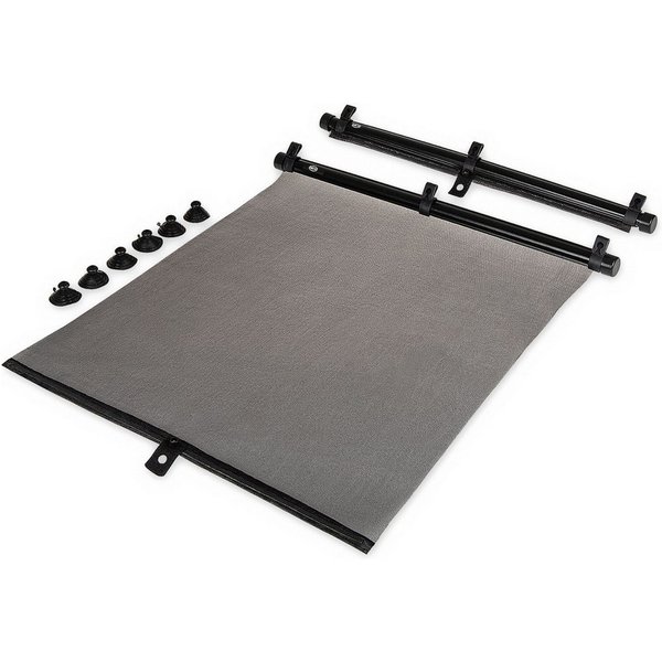 alca Autosonnenschutz Auto-Sonnenrollo 2x47x52 cm Autofenster 2er-Set UV Schutz Saugnäpfe, 52 x 2.5 cm
