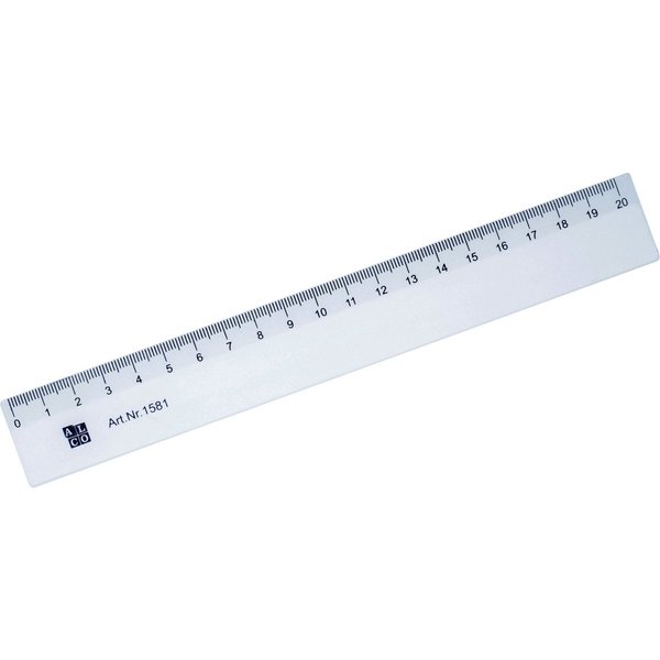 ALCO Lineal Lineal flexibel 20cm transparent