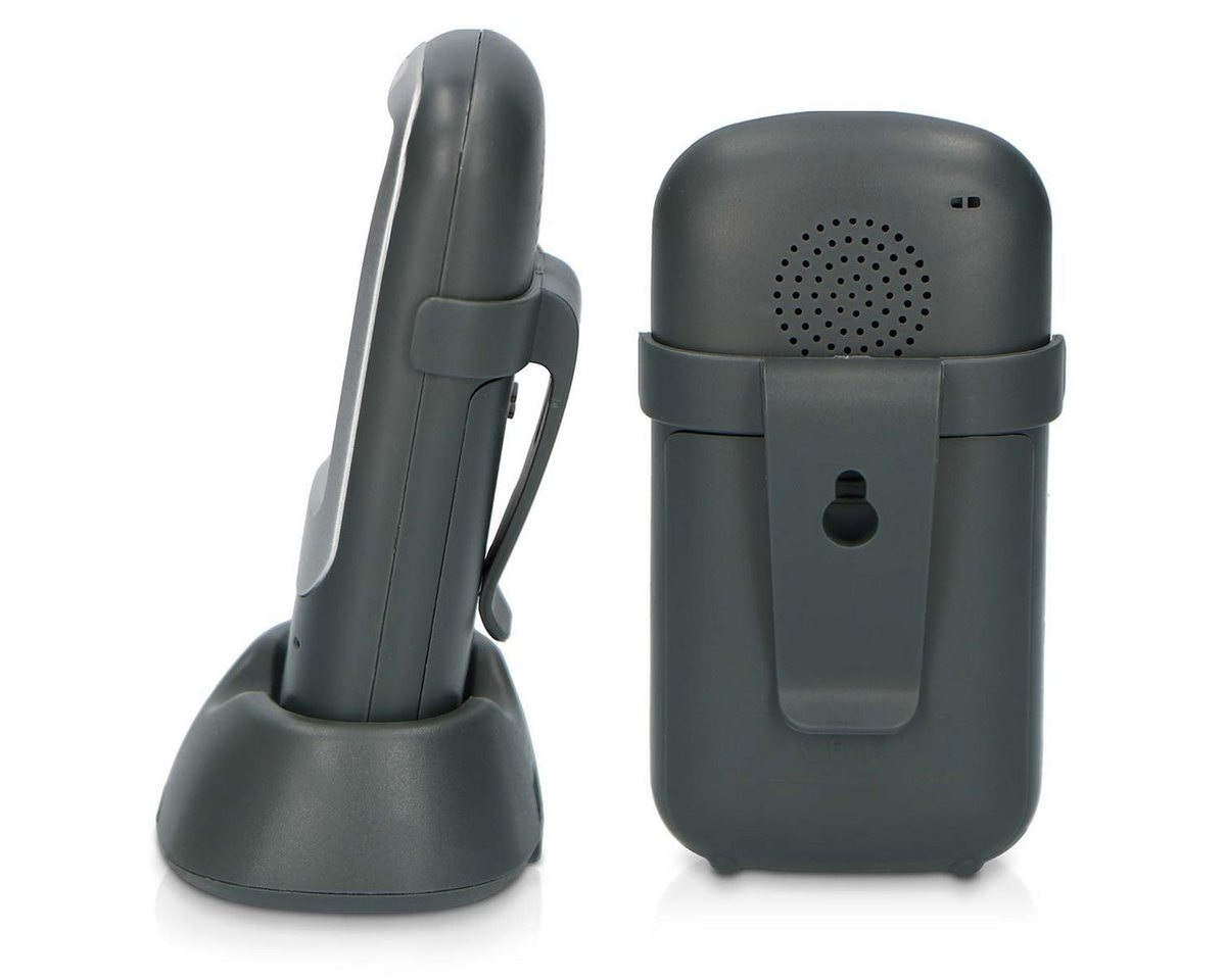 Alecto Babyphone DBX68GS, 2-tlg., Outdoor geeignet, Gegensprechfunktion, Nachtlicht, Temperaturalarm – Bild 4 von 5
