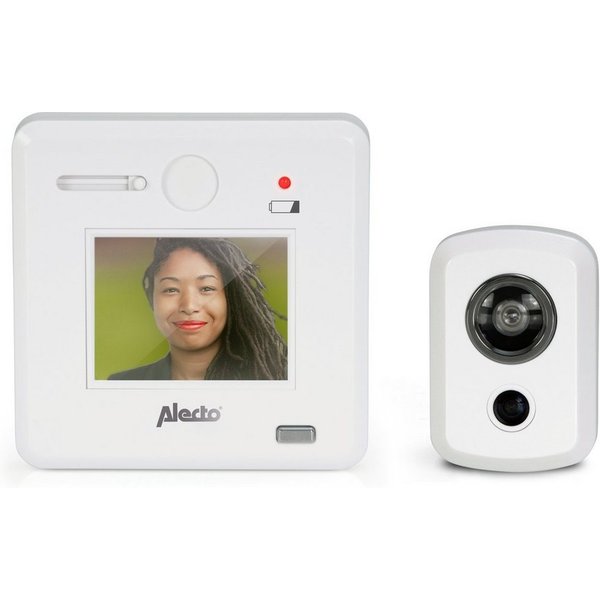 Alecto Digitaler Türspion DC-700 (1-tlg., Sicheres Bild, Farbdisplay, Gucklochansicht, abschließbarer Deckel)