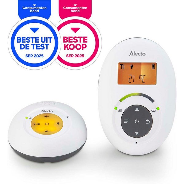 Alecto Video-Babyphone DBX-125, 1-tlg., Full ECO-Modus, DECT-Klangqualität, Rücksprechfunktion, Nachtlicht