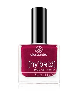 Alessandro Hybrid Nagellack · 8 ml · Dunkelrot