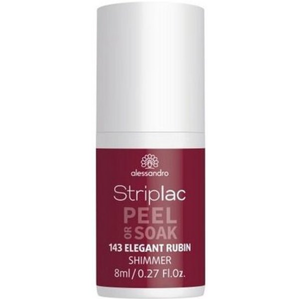 alessandro international Nagellack Alessandro Striplac Peel or Soak 143 Elegant Rubin 8 ml