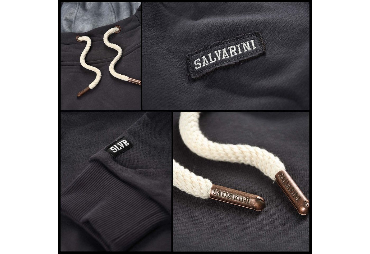 Alessandro Salvarini Kapuzenpullover ASPaolo mit Kapuze – Bild 4 von 4