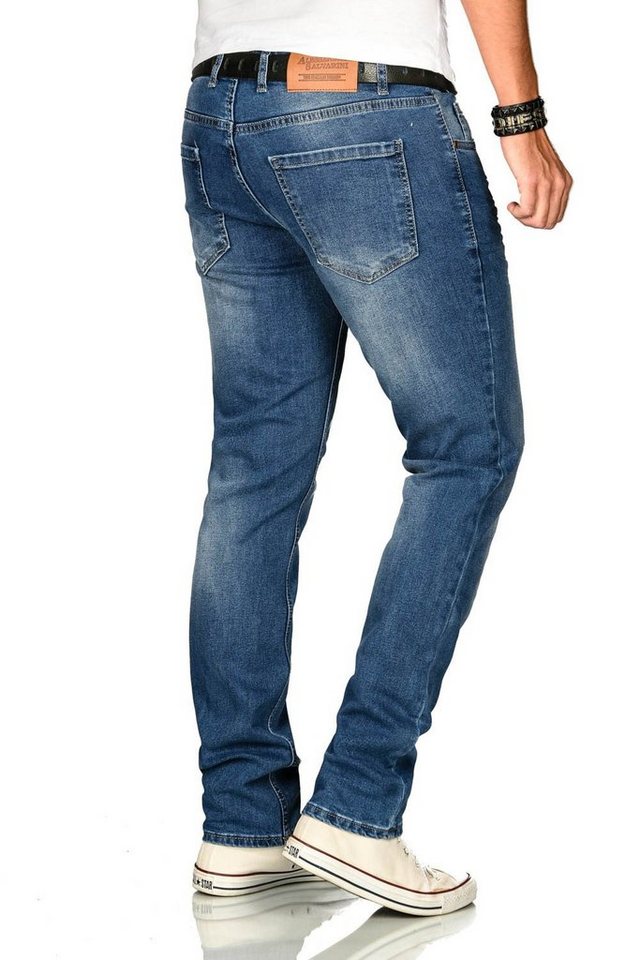 Alessandro Salvarini Stretch-Jeans ASAngelo Angenehme Passform durch vorhandenen Elasthan Anteil – Bild 3 von 5