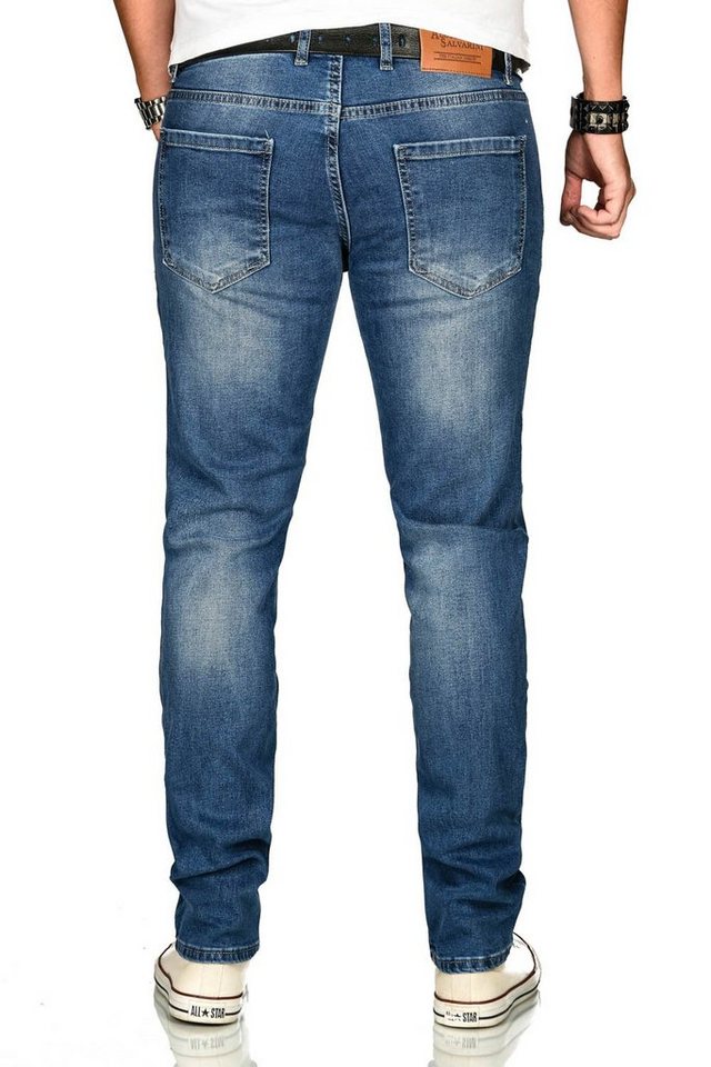 Alessandro Salvarini Stretch-Jeans ASAngelo Angenehme Passform durch vorhandenen Elasthan Anteil – Bild 4 von 5