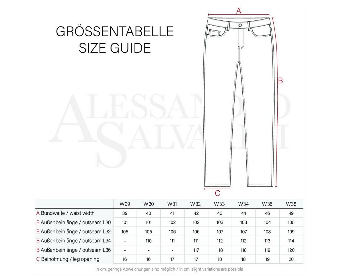 Alessandro Salvarini Stretch-Jeans ASAngelo Angenehme Passform durch vorhandenen Elasthan Anteil – Bild 5 von 5