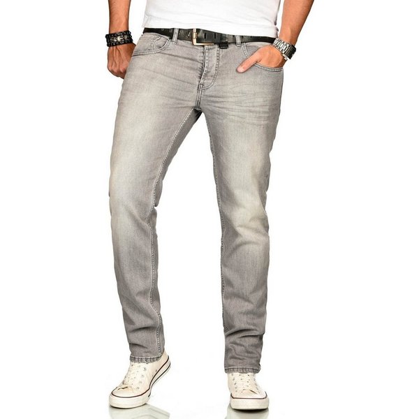 Alessandro Salvarini Stretch-Jeans ASAngelo Angenehme Passform durch vorhandenen Elasthan Anteil