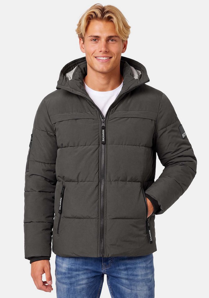 Alessandro Salvarini Winterjacke ASDiego mit extra hohem Kragen und vielen Taschen – Bild 2 von 5