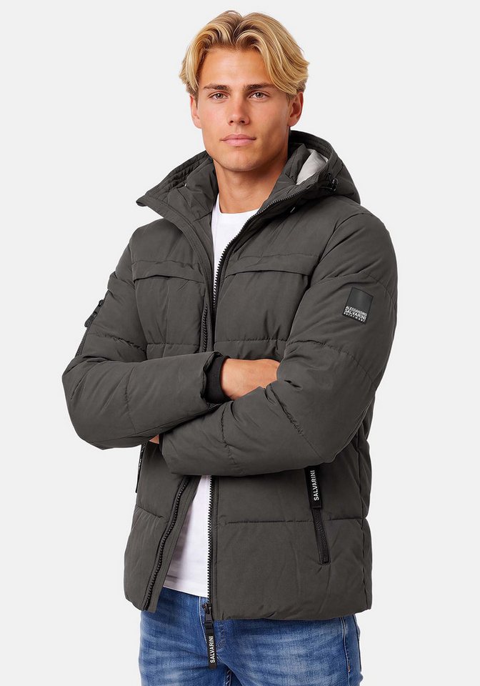 Alessandro Salvarini Winterjacke ASDiego mit extra hohem Kragen und vielen Taschen – Bild 3 von 5