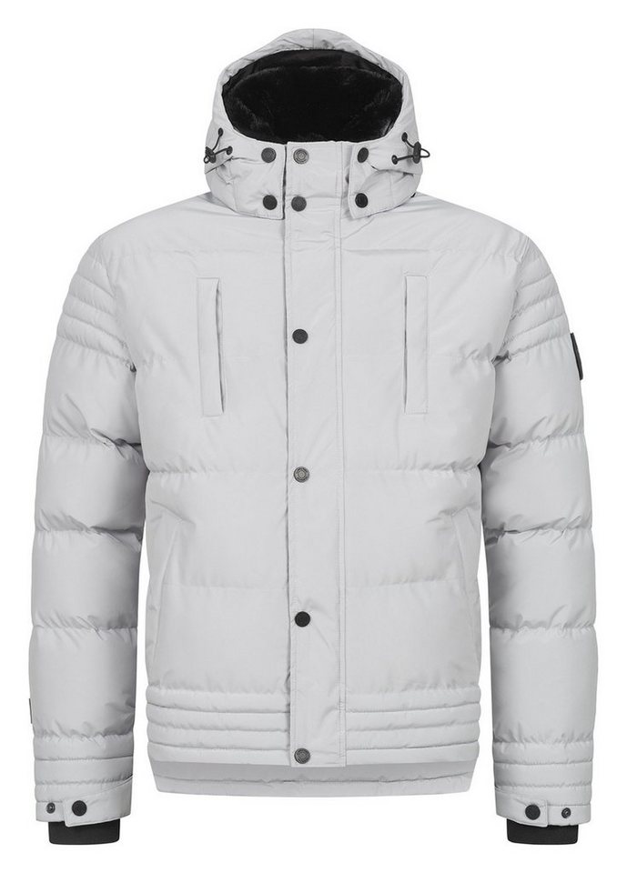 Alessandro Salvarini Winterjacke ASFabiano mit warmem Teddyfell und abnehmbarer Kapuze – Bild 3 von 5