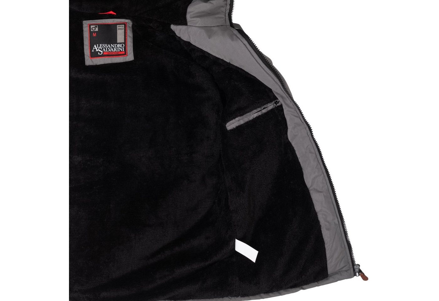 Alessandro Salvarini Winterjacke ASLighty innen komplett mit warmem Teddyfell – Bild 4 von 5