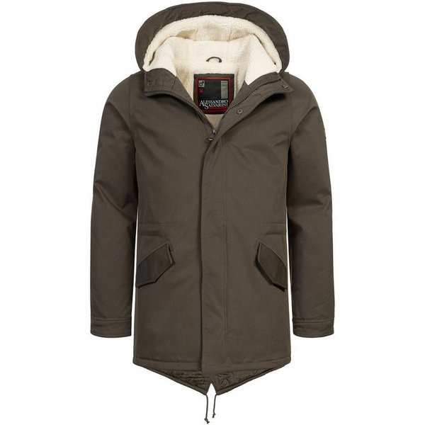 Alessandro Salvarini Winterjacke ASMauro mit warmem Teddyfell