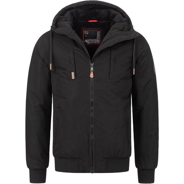 Alessandro Salvarini Winterjacke ASWeighty mit weichem Teddyfell innen