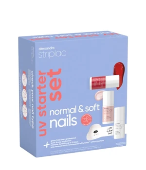 Alessandro Striplac UV Starter Set Normal & Soft Nails - 2 Colours Nagellack-Set · 1 Stk
