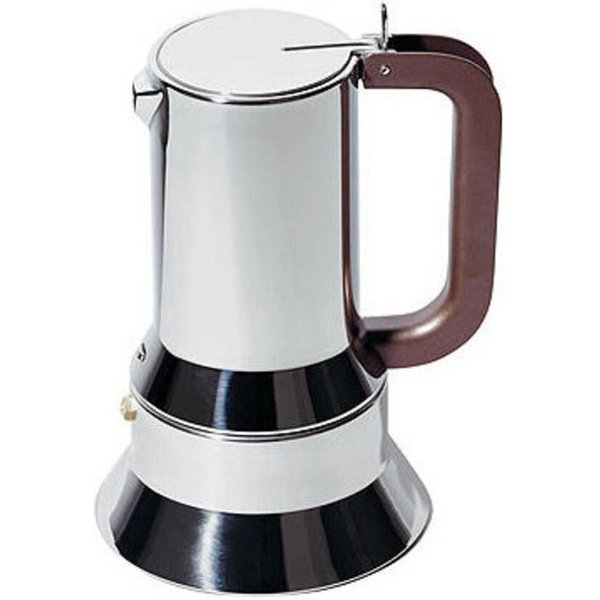 Alessi Espressokocher, 18/10 Edelstahl, 150ml, nicht spülmaschinengeeignet