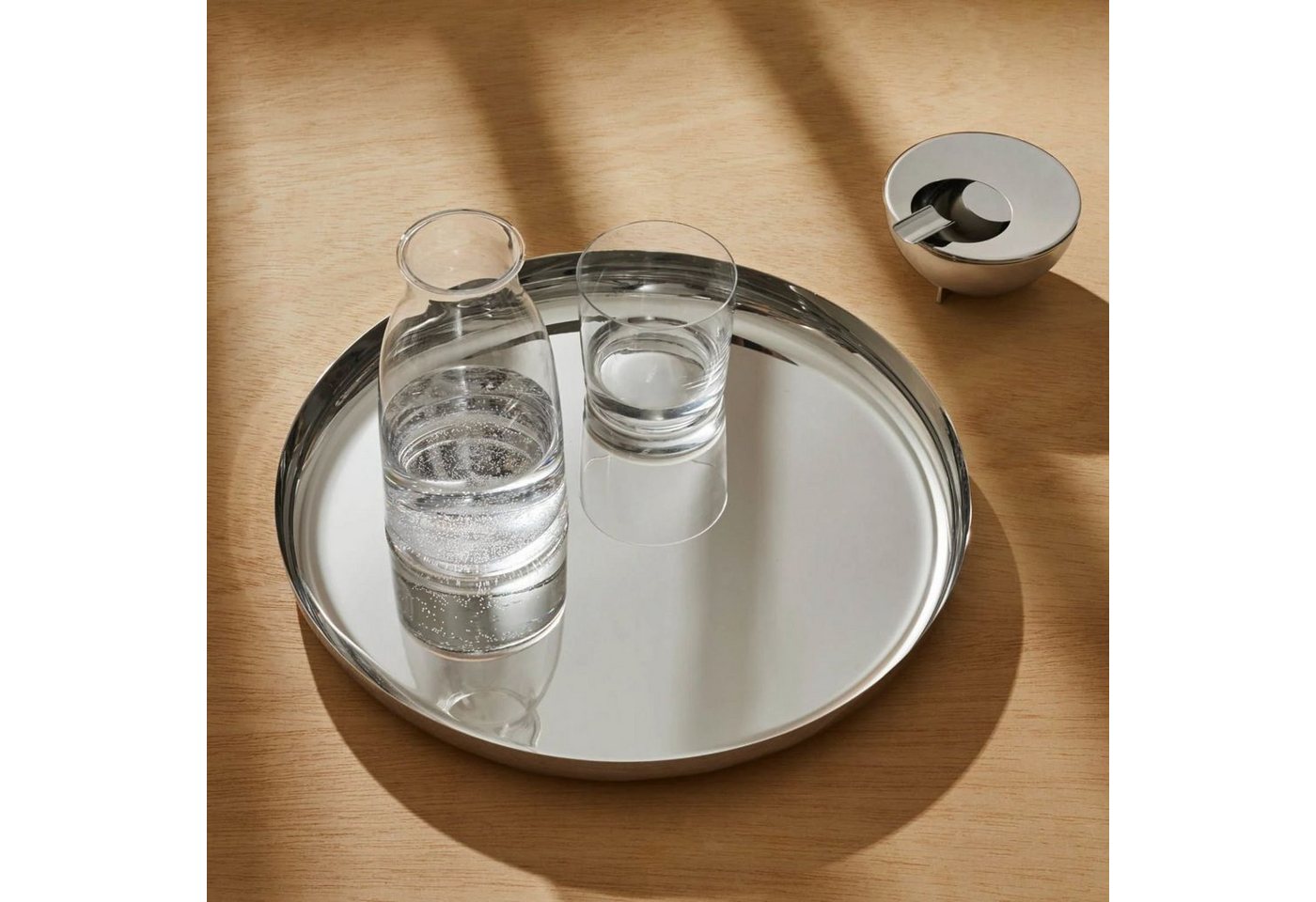 Alessi Tablett JM14/35 glänzend poliert, Edelstahl – Bild 3 von 3