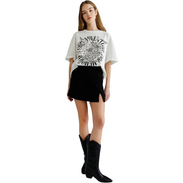 Alexa Dash Midirock Schlitz Minirock