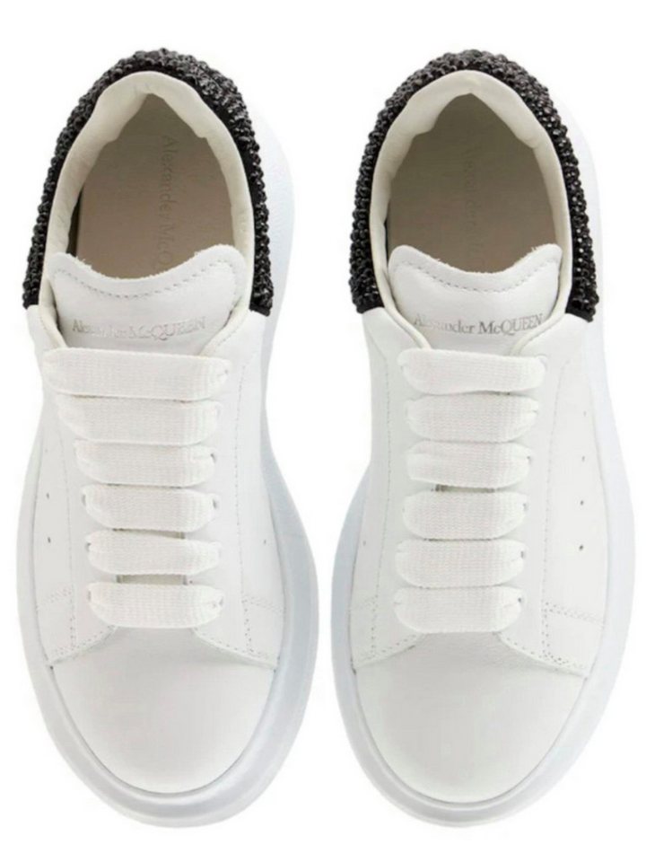 ALEXANDER MCQUEEN Kinder Crystal Embellished Oversized Schuhe Kids Sneaker Swarovski® Crystal Heel-Tab – Bild 2 von 5