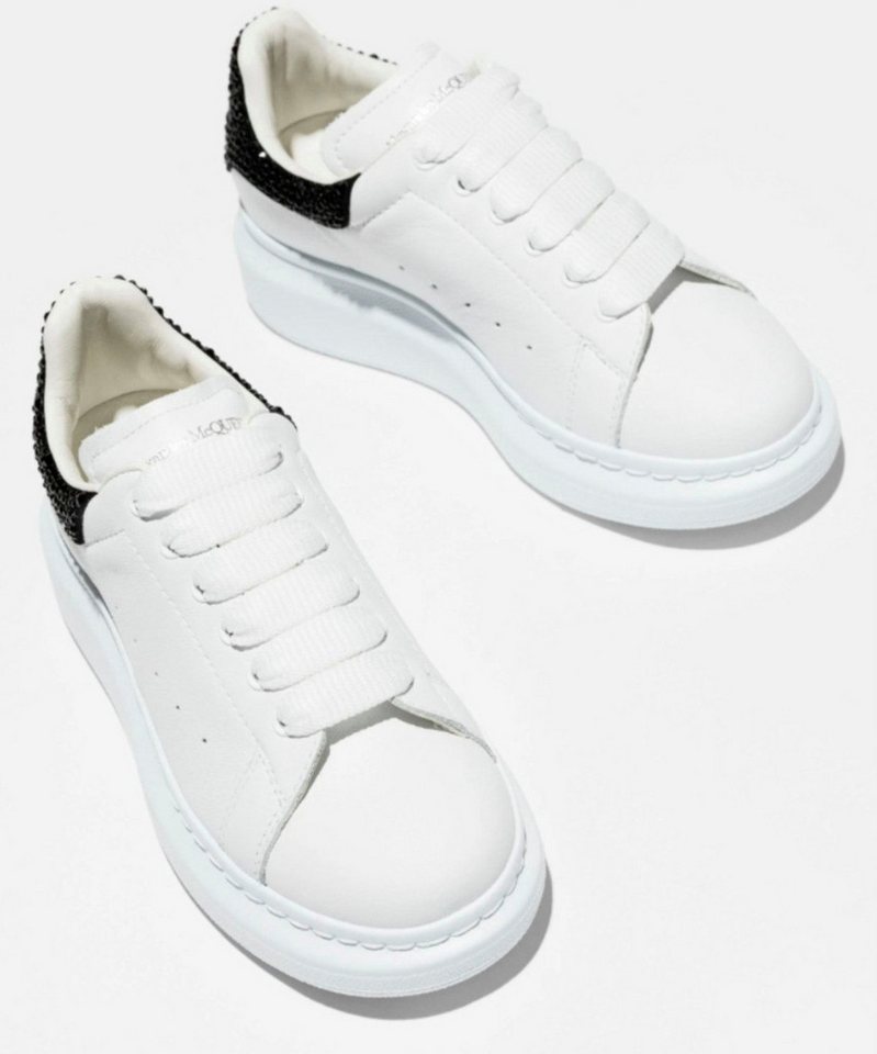 ALEXANDER MCQUEEN Kinder Crystal Embellished Oversized Schuhe Kids Sneaker Swarovski® Crystal Heel-Tab – Bild 5 von 5