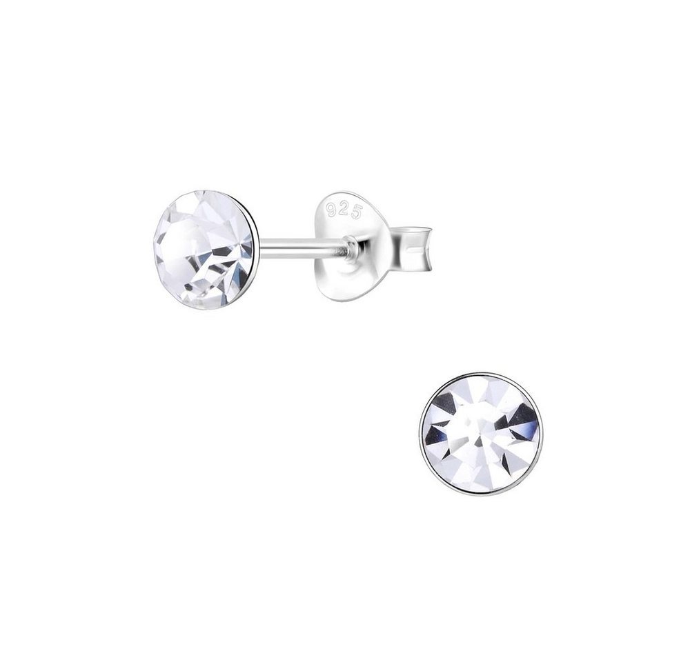 ALEXANDER YORK Ohrstecker-Set CRYSTAL, 8-tlg, 925 Sterling Silber – Bild 2 von 5